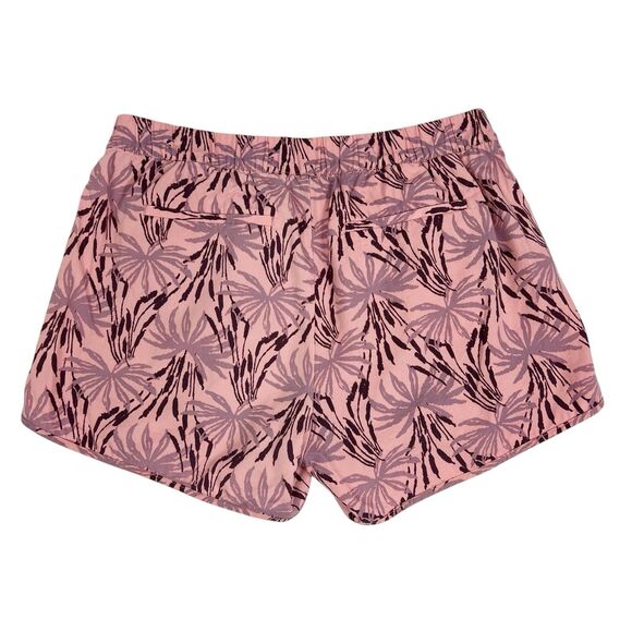 Madewell Pull On Shorts In Oasis Palms Print Women’s Small Pockets Elastic Waist - Picture 2 of 7